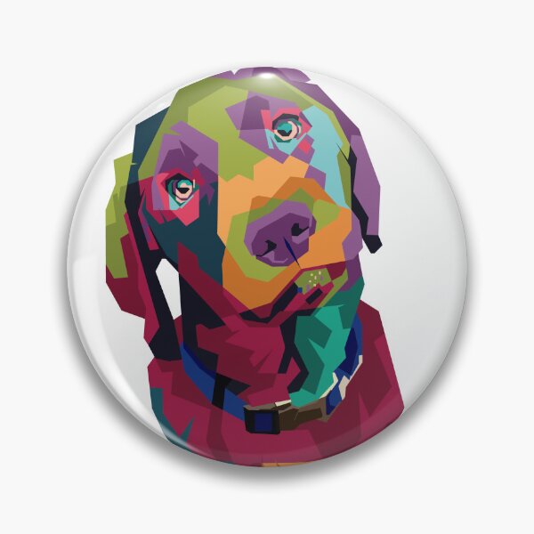 Item preview, colorful dog on wpap style designed and sold by Enthok.