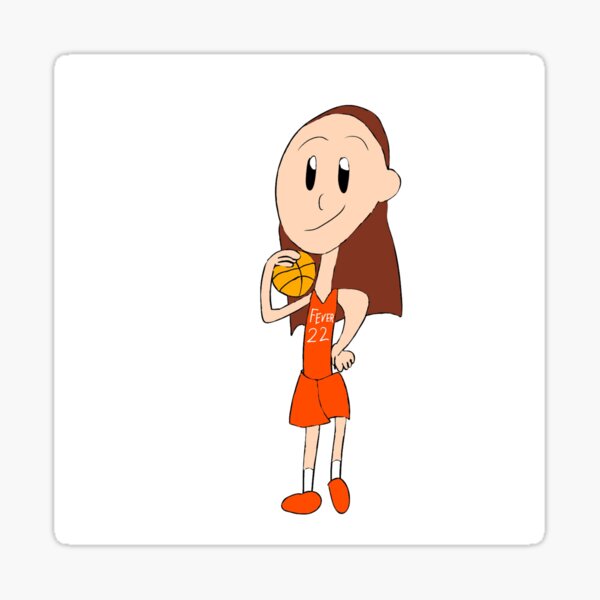 Item preview, Caitlin Clark (backyard sports style) designed and sold by Beanziesdadshop.