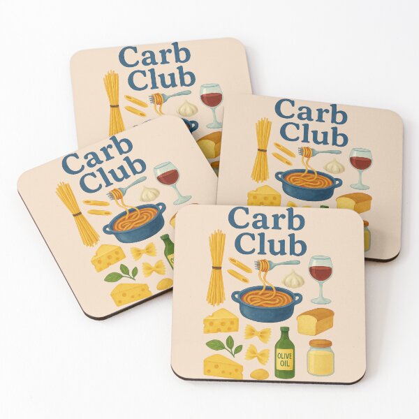 Item preview, Carb Club Pasta Lovers Art designed and sold by Patternicity.