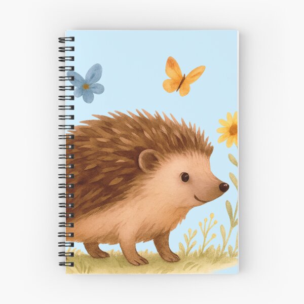 Artikelvorschau, Sommerlicher Igel – Aquarell Waldtier Illustration für Naturfreunde entworfen und verkauft von CritterManiaUK.