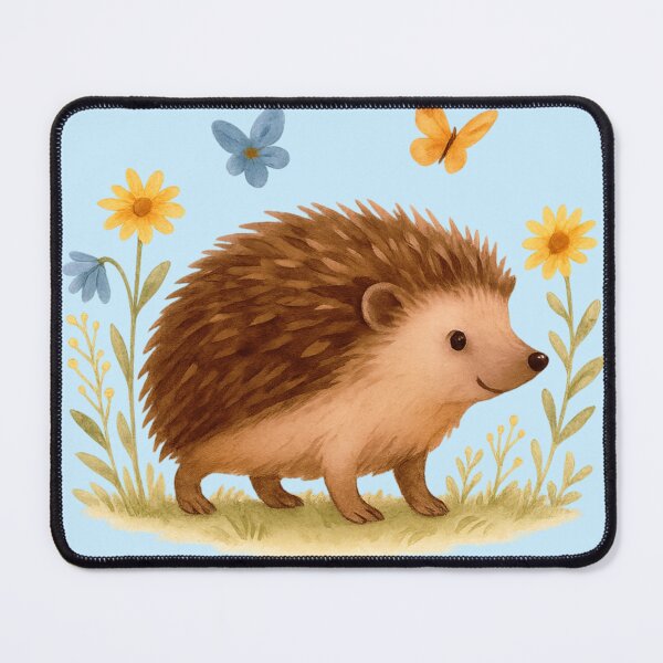 Item preview, Sommerlicher Igel – Aquarell Waldtier Illustration für Naturfreunde designed and sold by CritterManiaUK.