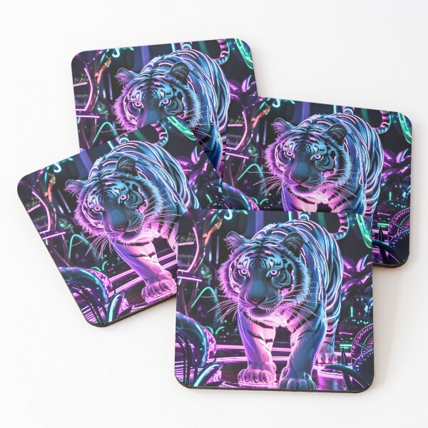 Item preview, Neon Jungle Dad - Fierce Glow in the Wild designed and sold by Taans-Creation.