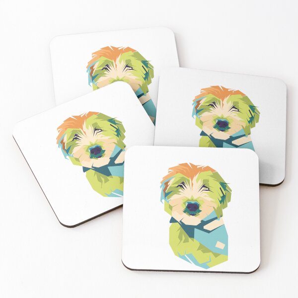 Item preview, colorful dog on wpap style designed and sold by Enthok.