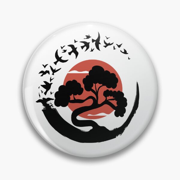 Aperçu de l'œuvre Bonsaï de Enso Circle Birds créée et vendue par MasartDesigns.