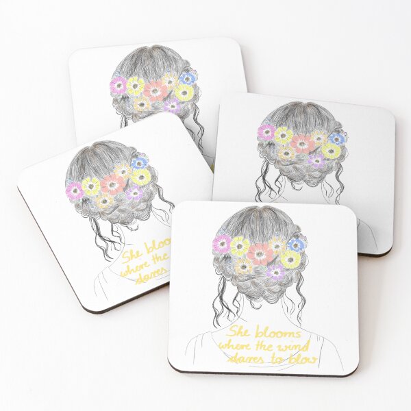 Item preview, She blooms where the wild wind dares to blow designed and sold by Marwamay.