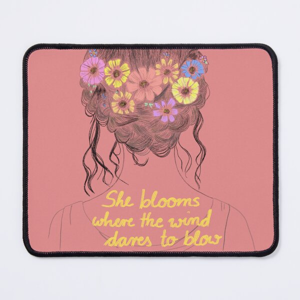 Item preview, She blooms where the wild wind dares to blow designed and sold by Marwamay.