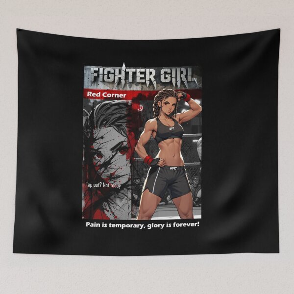Item preview, UFC Fighter Girl Latin MMA Champion Female #fightergirl designed and sold by ogirdorgraphics.