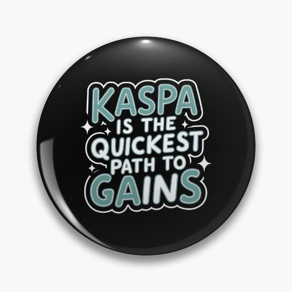 Item preview, Kaspa Pulse Chain Real-Time Crypto Network Design designed and sold by RadDeck.
