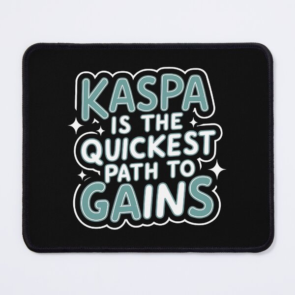 Item preview, Kaspa Pulse Chain Real-Time Crypto Network Design designed and sold by RadDeck.