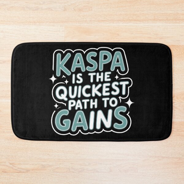 Item preview, Kaspa Pulse Chain Real-Time Crypto Network Design designed and sold by RadDeck.