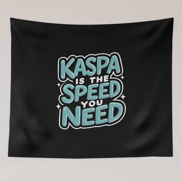 Item preview, Kaspa Vision Grid Transparent Blockchain Future Design designed and sold by RadDeck.