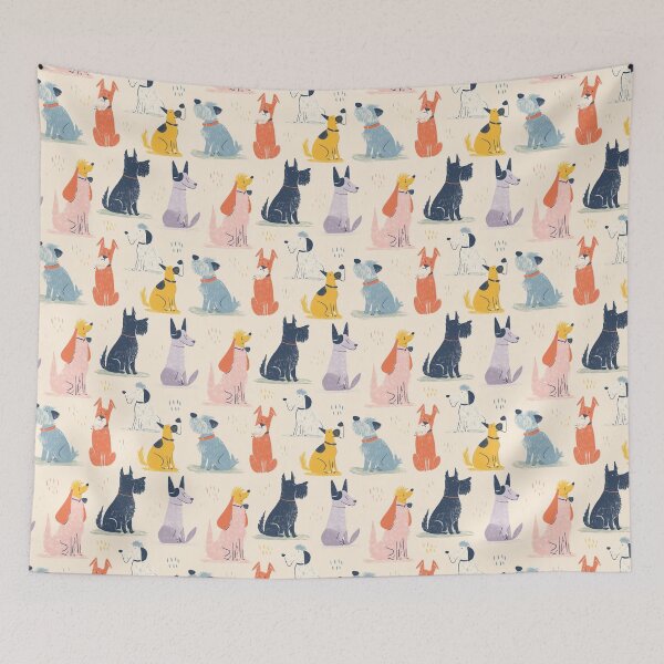 Item preview, Cute Dogs Pattern designed and sold by StardustMaia.