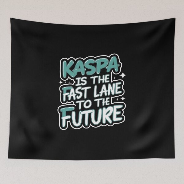 Item preview, Kaspa Timewarp Instant Block Finality Art designed and sold by RadDeck.