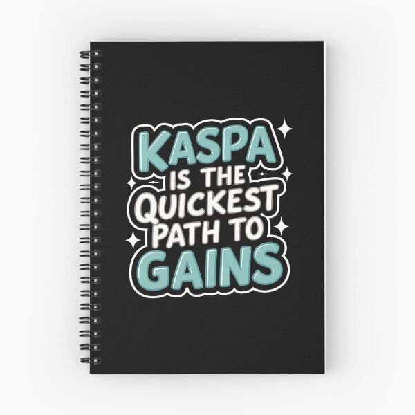Item preview, Kaspa Horizon Future-Forward Blockchain Design designed and sold by RadDeck.