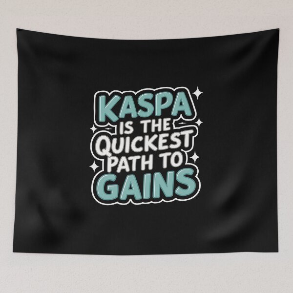 Item preview, Kaspa Horizon Future-Forward Blockchain Design designed and sold by RadDeck.