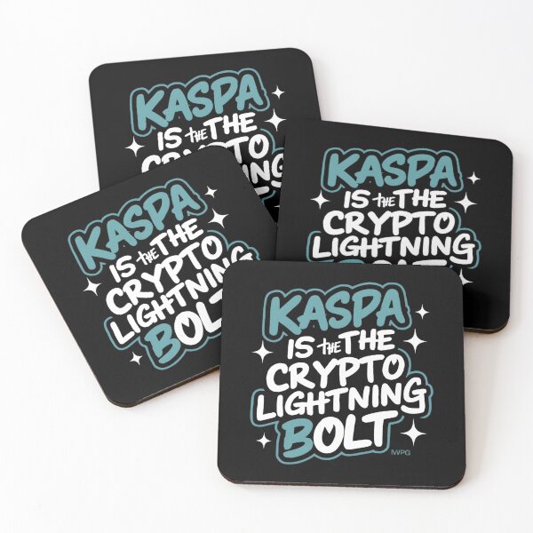 Item preview, Kaspa Waveform Crypto Data Rhythm Art designed and sold by RadDeck.