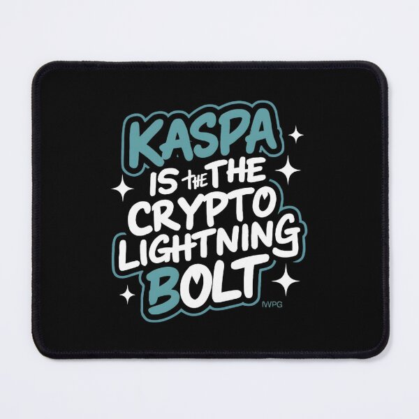 Item preview, Kaspa Waveform Crypto Data Rhythm Art designed and sold by RadDeck.