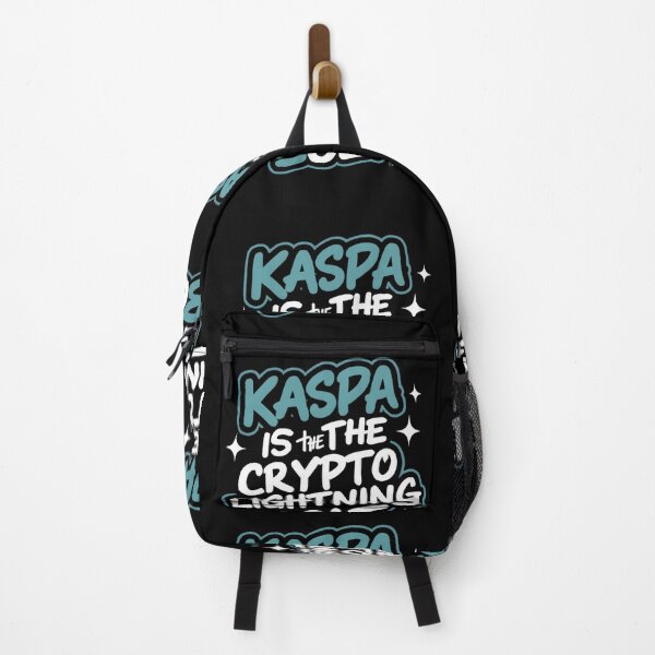 Item preview, Kaspa Waveform Crypto Data Rhythm Art designed and sold by RadDeck.