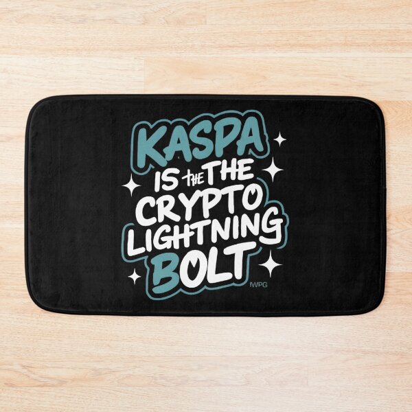 Item preview, Kaspa Waveform Crypto Data Rhythm Art designed and sold by RadDeck.