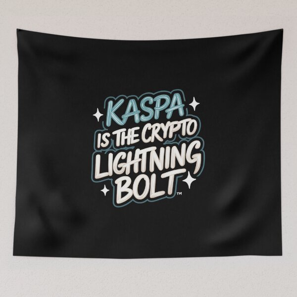 Item preview, Kaspa Vector Surge High-Speed Blockchain Geometry designed and sold by RadDeck.
