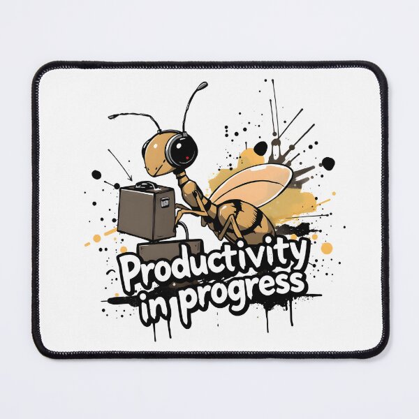 Item preview, Productivity in progress Ant Design designed and sold by FoxyJags.
