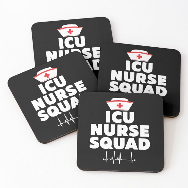 Item preview, ICU Nurse Squad Funny Medical designed and sold by MasartDesigns.