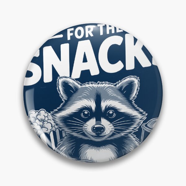 Item preview, Here For The Snacks Raccoon | Funny Junk Food Lover Design designed and sold by Altered Pixels.