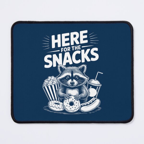 Item preview, Here For The Snacks Raccoon | Funny Junk Food Lover Design designed and sold by Altered Pixels.