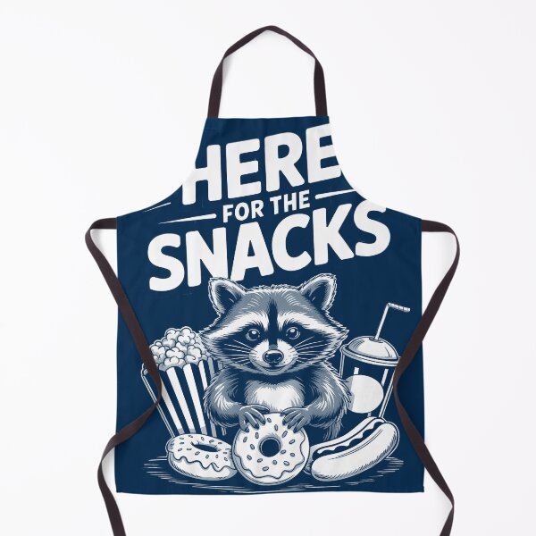 Item preview, Here For The Snacks Raccoon | Funny Junk Food Lover Design designed and sold by Altered Pixels.