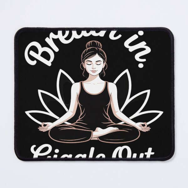Item preview, Breath In Giggle Out Laughter Yoga designed and sold by MAKOPOKOShop.