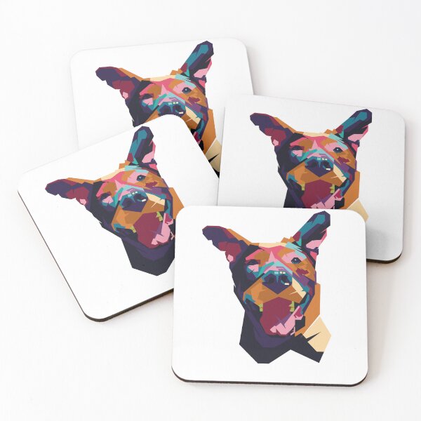 Item preview, colorful dog on wpap style designed and sold by Enthok.