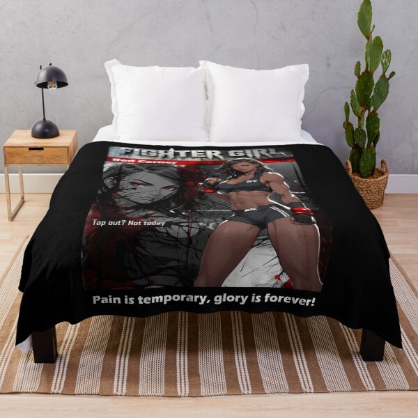 Item preview, UFC Fighter Girl MMA Champion Female #fightergirl Black designed and sold by ogirdorgraphics.