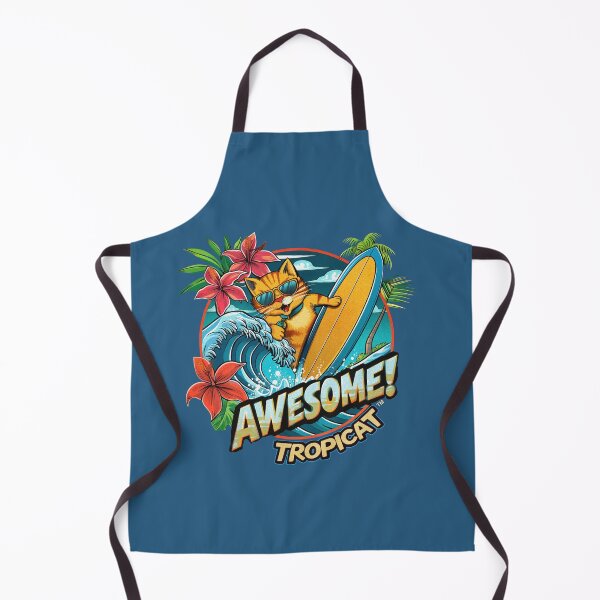 Item preview, TropiCat Awesome Wave Rider designed and sold by TropiCatArt.