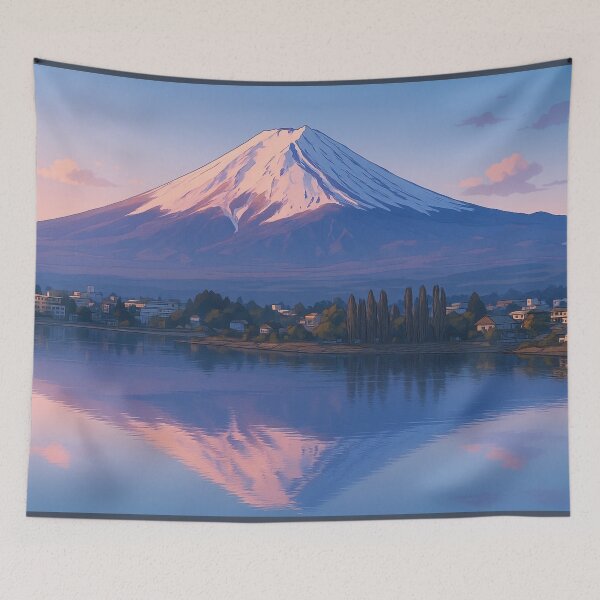 Item preview, Mount Fuji at Dawn from Lake Kawaguchi designed and sold by Takeda-art.
