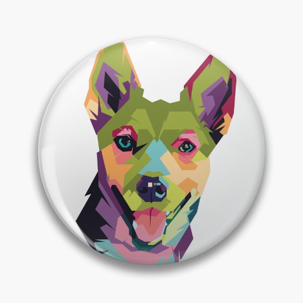 Item preview, colorful dog on wpap style designed and sold by Enthok.