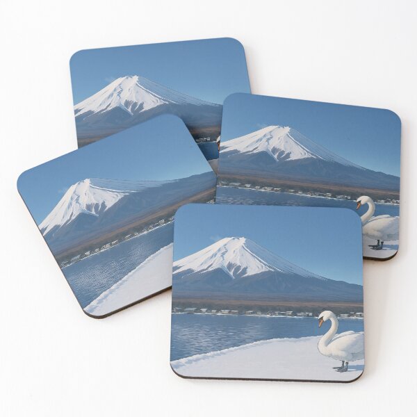 Item preview, El monte Fuji en invierno desde el lago Yamanaka designed and sold by Takeda-art.