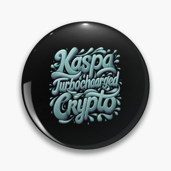 Item preview, Kaspa Network Flow Visualizing Crypto Efficiency designed and sold by RadDeck.