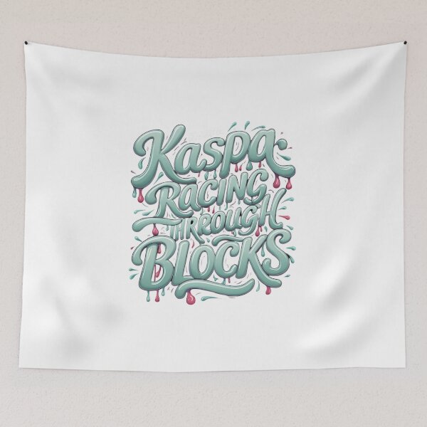 Item preview, Kaspa Radiant Code Bright Future of Blockchain designed and sold by RadDeck.
