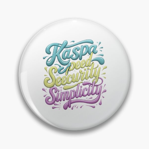 Item preview, Kaspa Silent Block Minimalist Crypto Engineering designed and sold by RadDeck.