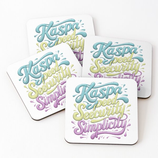 Item preview, Kaspa Silent Block Minimalist Crypto Engineering designed and sold by RadDeck.