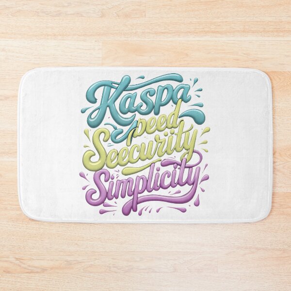 Item preview, Kaspa Silent Block Minimalist Crypto Engineering designed and sold by RadDeck.
