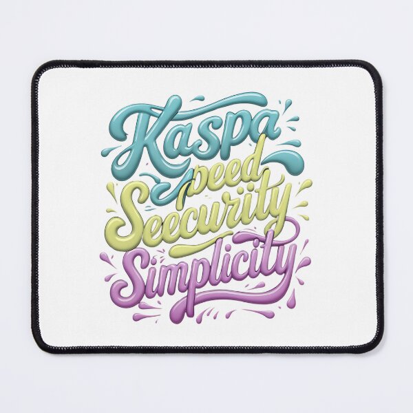 Item preview, Kaspa Silent Block Minimalist Crypto Engineering designed and sold by RadDeck.