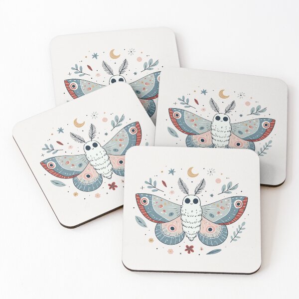 Item preview, Nocturnal Flutter designed and sold by PatchAndPetal.