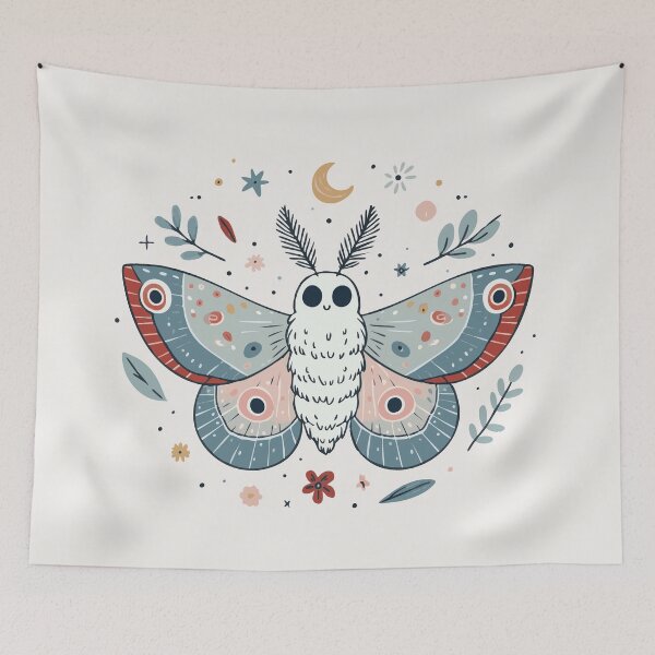 Item preview, Nocturnal Flutter designed and sold by PatchAndPetal.