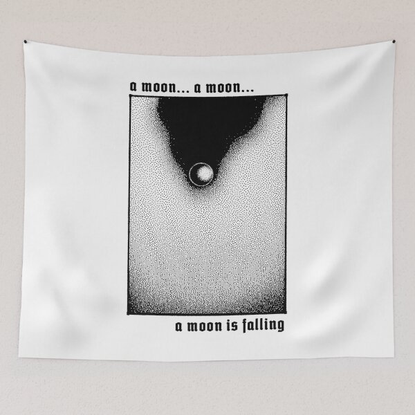 Item preview, Stipple Art - Vision of A Falling Moon designed and sold by ParadoxoMario.