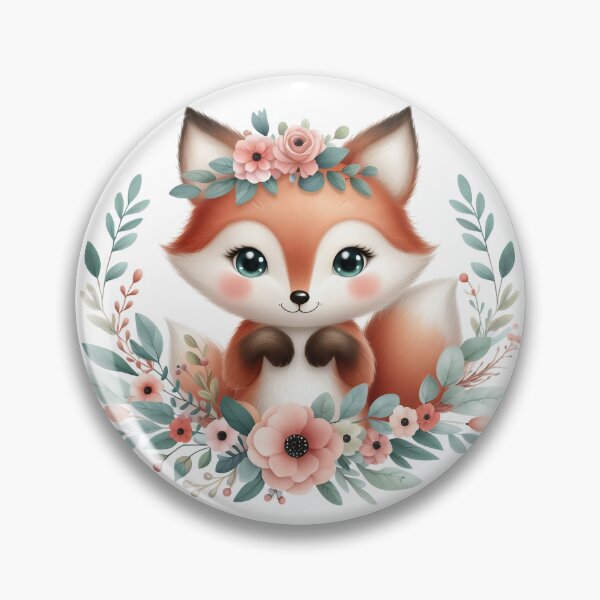 Item preview, Spring Woodland Fox designed and sold by CookieandShadow.