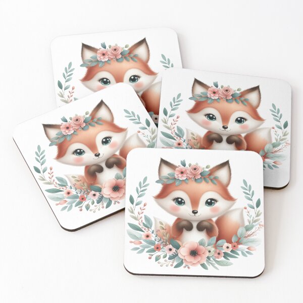 Item preview, Spring Woodland Fox designed and sold by CookieandShadow.
