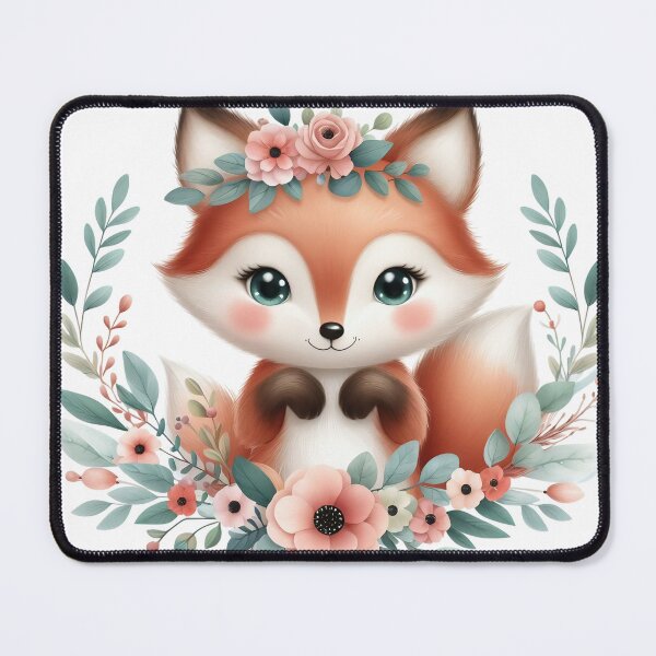 Item preview, Spring Woodland Fox designed and sold by CookieandShadow.