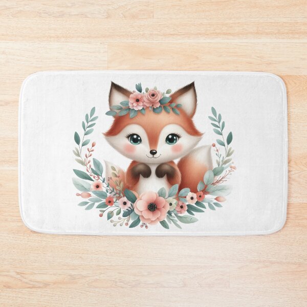 Item preview, Spring Woodland Fox designed and sold by CookieandShadow.