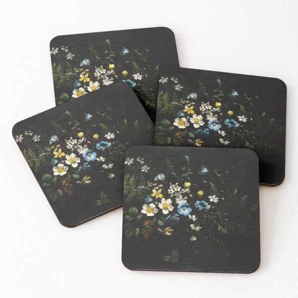 Item preview, Dark Flowers and Ferns designed and sold by MyInspiredPrint.
